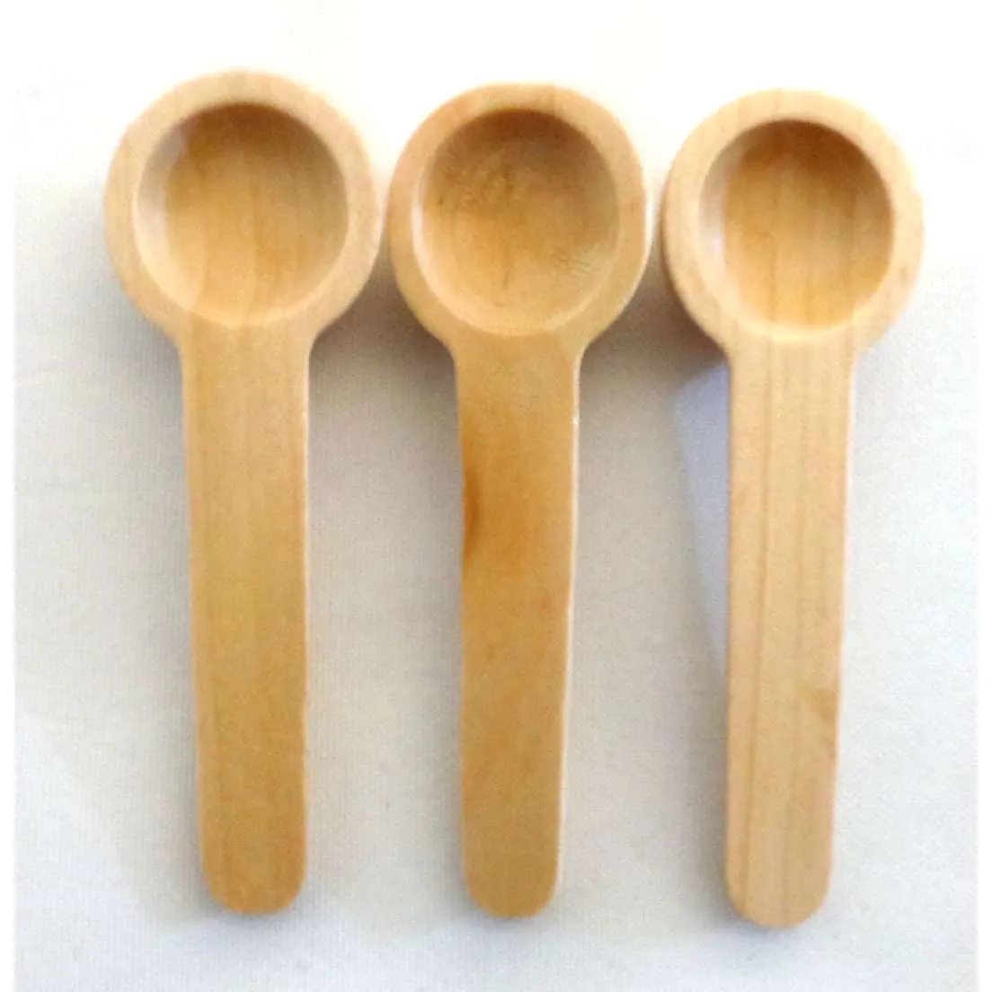 Mini Wooden Spoons 7.5cm for Honey/Kids 10pack