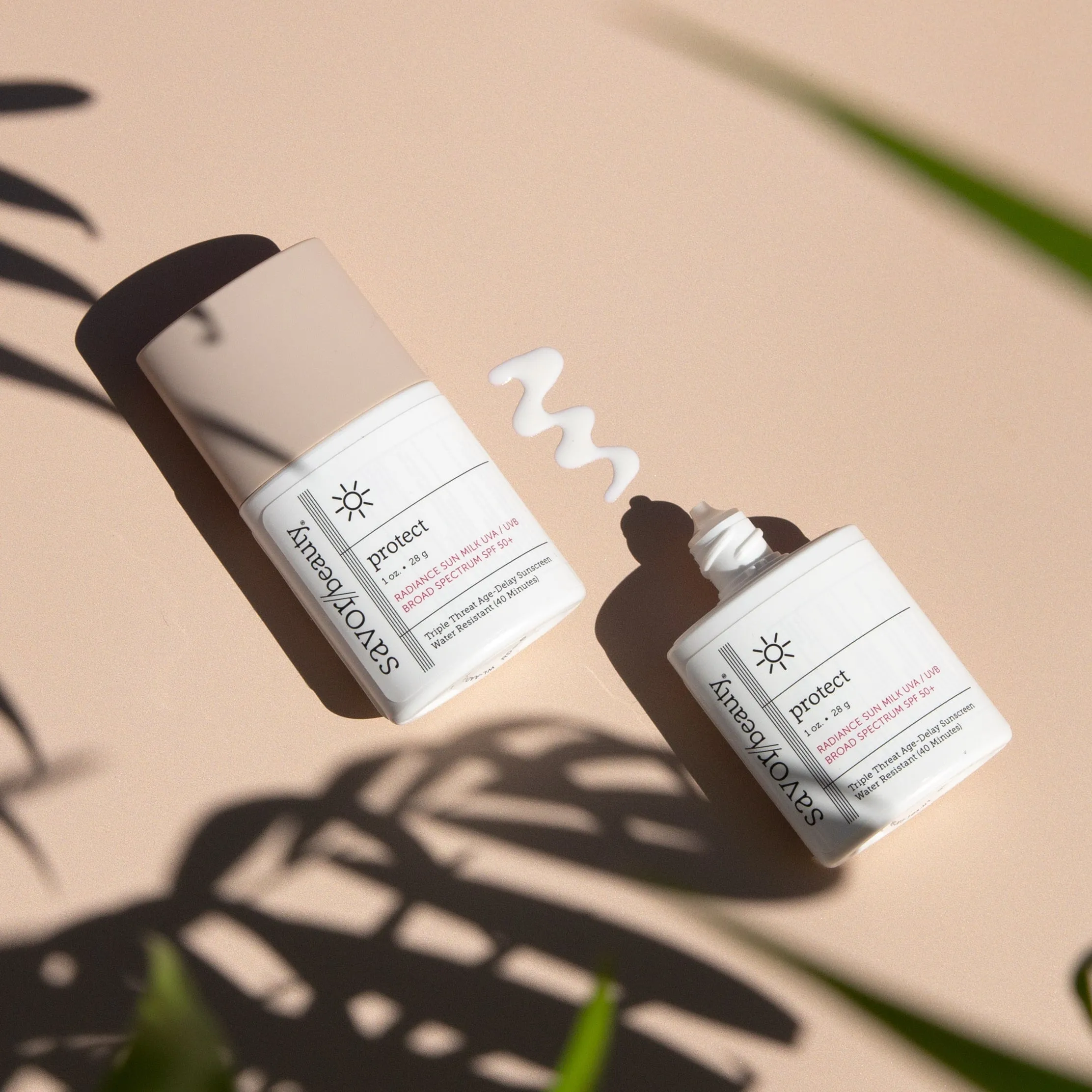 Radiance Sun Milk Duo   Travel Glow Away bag